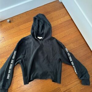 Dark Green Graphic Hoodie